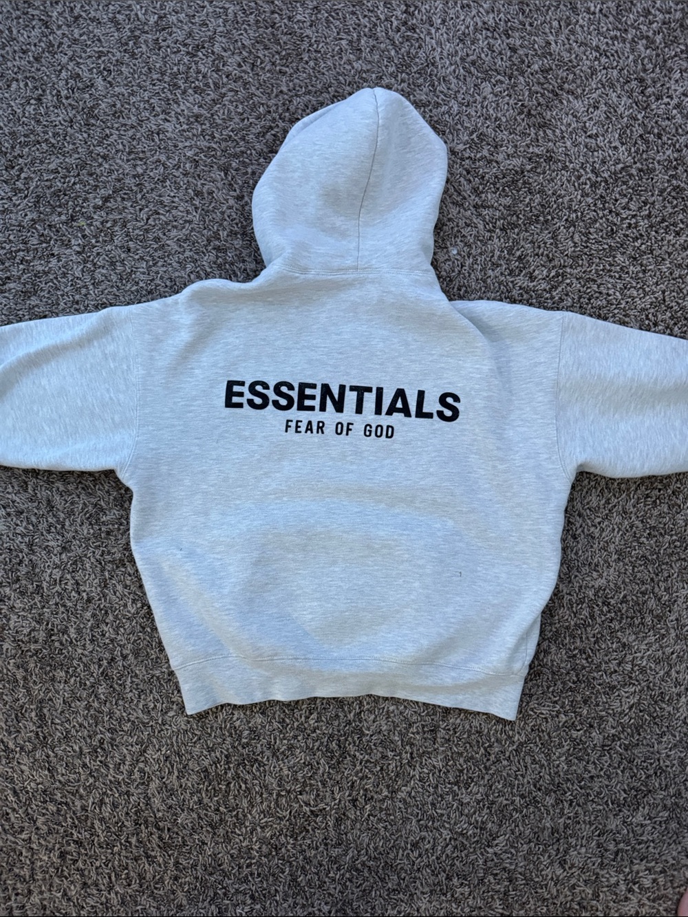 Essentials Grey Hoodie (AUTHENTIC) - Picture 3 of 3